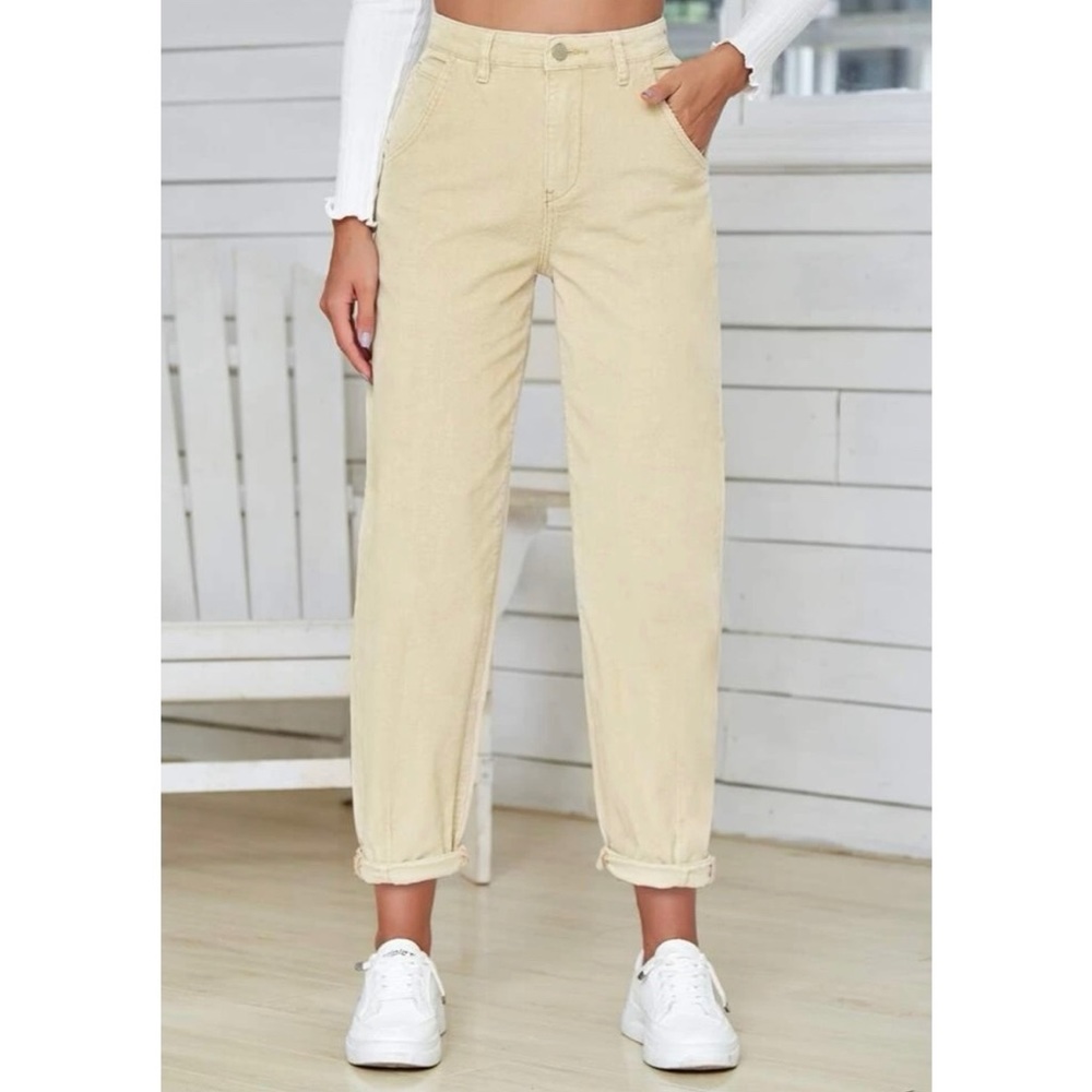 High Waist Corduroy Pants